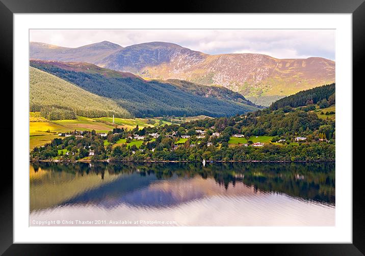 Loch Tay North Shore Framed Mounted Print by Chris Thaxter
