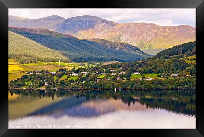 Loch Tay North Shore Framed Print by Chris Thaxter