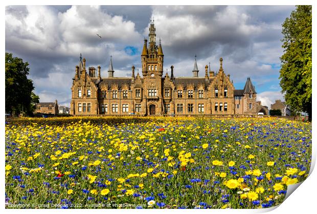 Morgan Academy Dundee Print by Craig Doogan