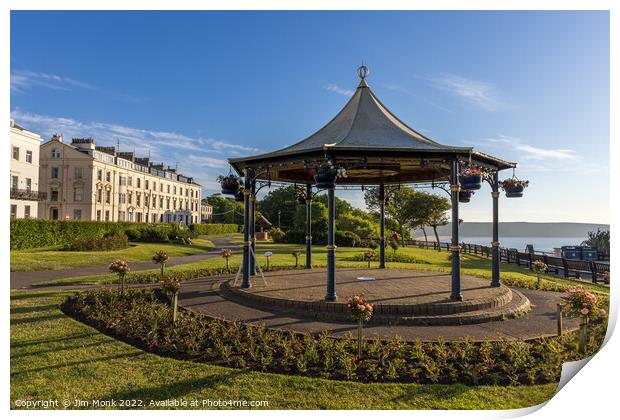 Filey Bandstand Print by Jim Monk