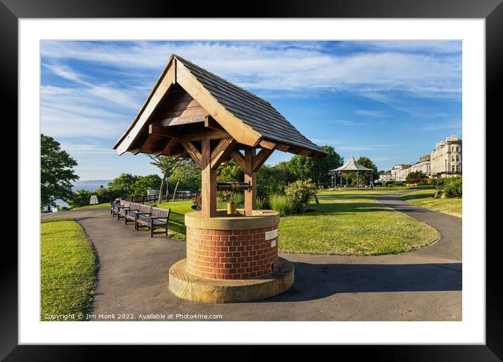 Filey Wishing Well Framed Mounted Print by Jim Monk