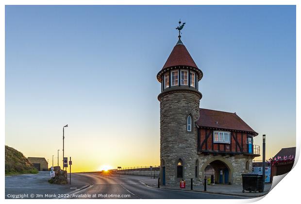 Scarborough Toll House Sunrise Print by Jim Monk