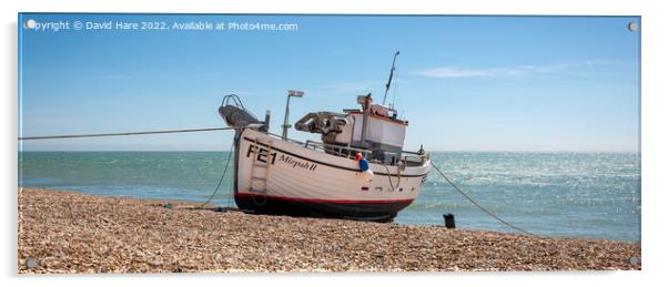 Fishing boat Acrylic by David Hare