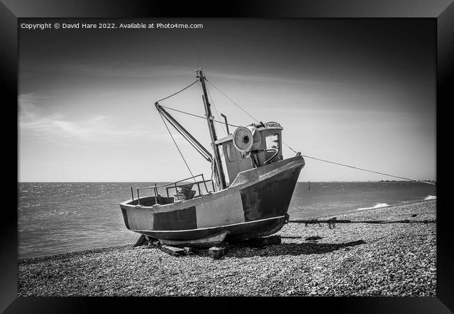 Fishing Boat Framed Print by David Hare
