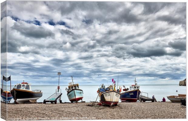 Beer Fishing Boats Canvas Print by Graham Prentice