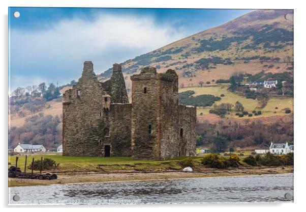 Lochranza Castle, Arran Acrylic by Douglas Kerr