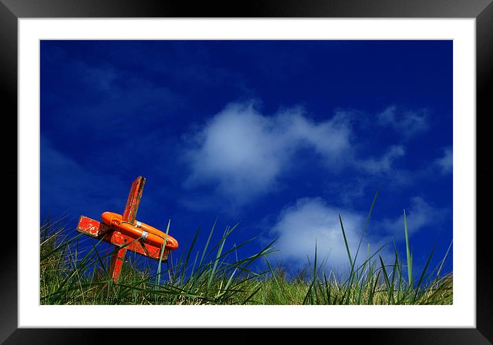 Lifesaver Framed Mounted Print by Colin Chipp