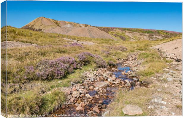 California Lead Mine Remains, Teesdale Canvas Print by Richard Laidler