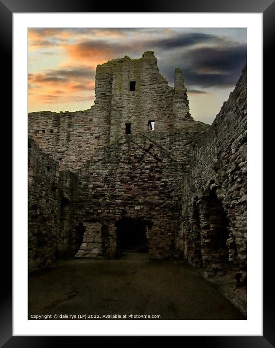 dirleton castle Framed Mounted Print by dale rys (LP)