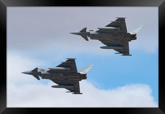 Eurofighter Typhoons Framed Print by J Biggadike
