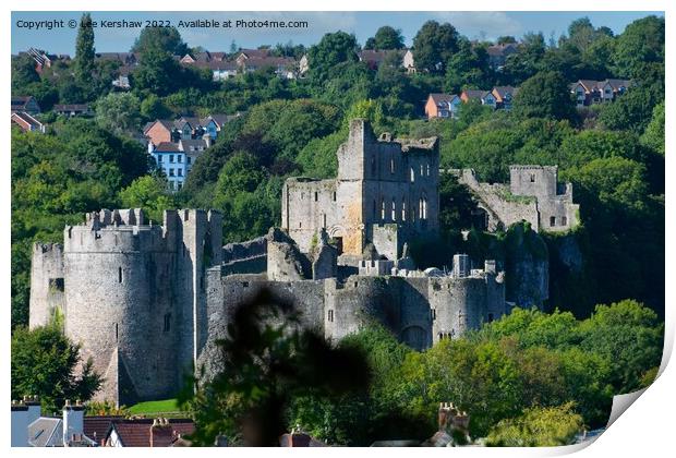 The Timeless Splendor of Chepstow Castle Print by Lee Kershaw