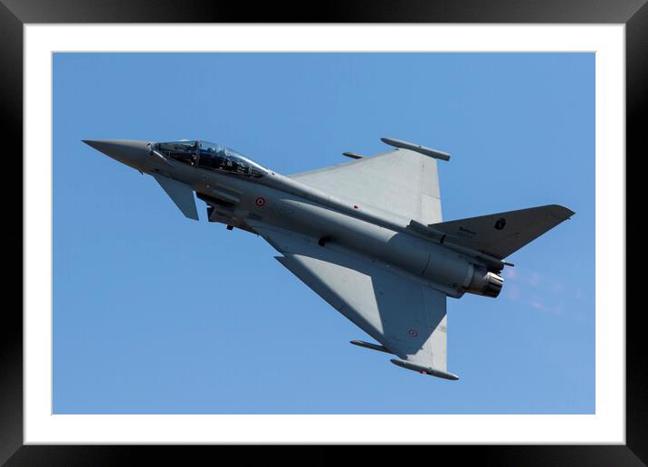 Eurofighter Typhoon Framed Mounted Print by J Biggadike