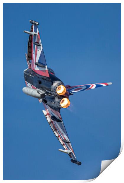 RAF Eurofighter Typhoon Blackjack Print by J Biggadike