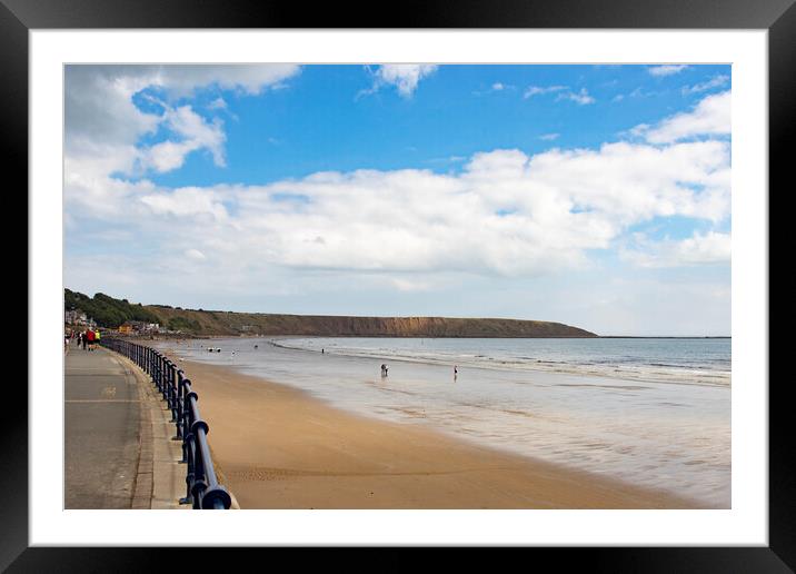 Filey Brigg Country Park and Bay Framed Mounted Print by Glen Allen