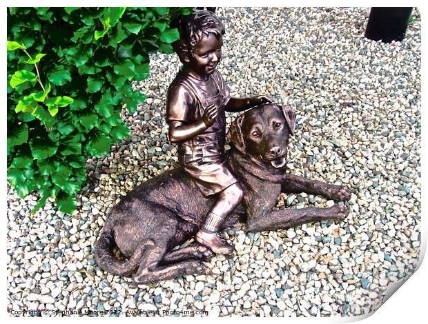 Bronze sculpture Print by Stephanie Moore