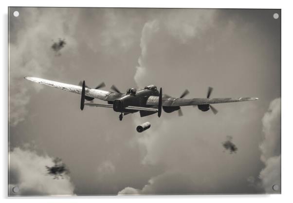 Lancaster dropping a 'Cookie' Acrylic by Simon Westwood