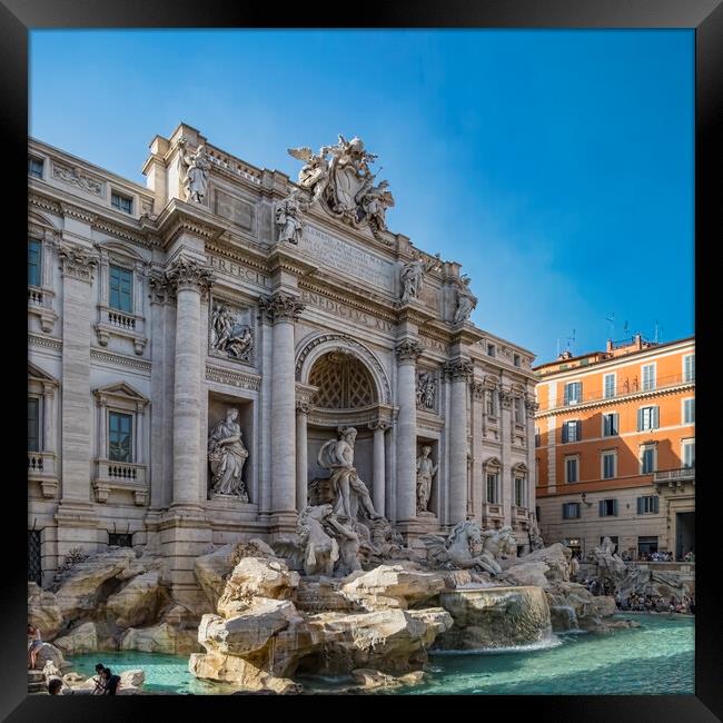Trevi Fountain Framed Print by Simon Westwood