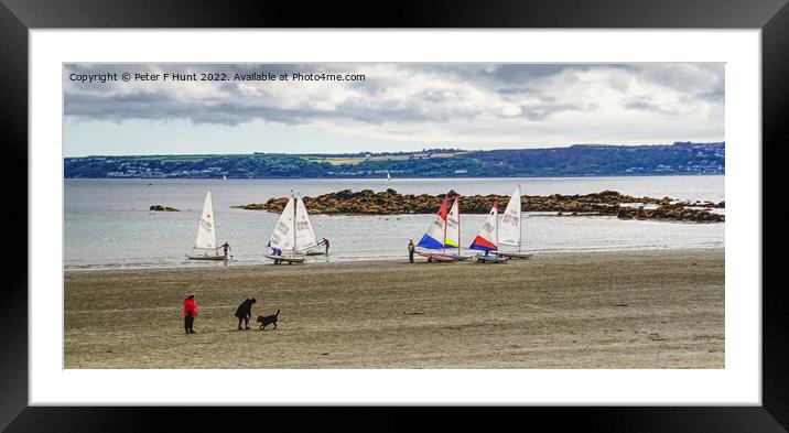 Mounts Bay Launch Time Framed Mounted Print by Peter F Hunt