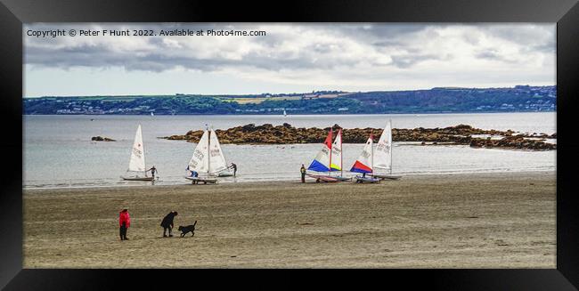 Mounts Bay Launch Time Framed Print by Peter F Hunt