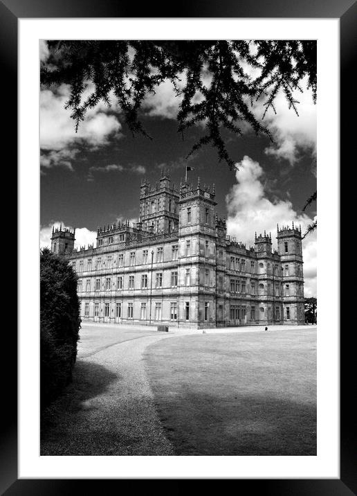 Highclere Castle Downton Abbey England K Framed Mounted Print by Andy Evans Photos