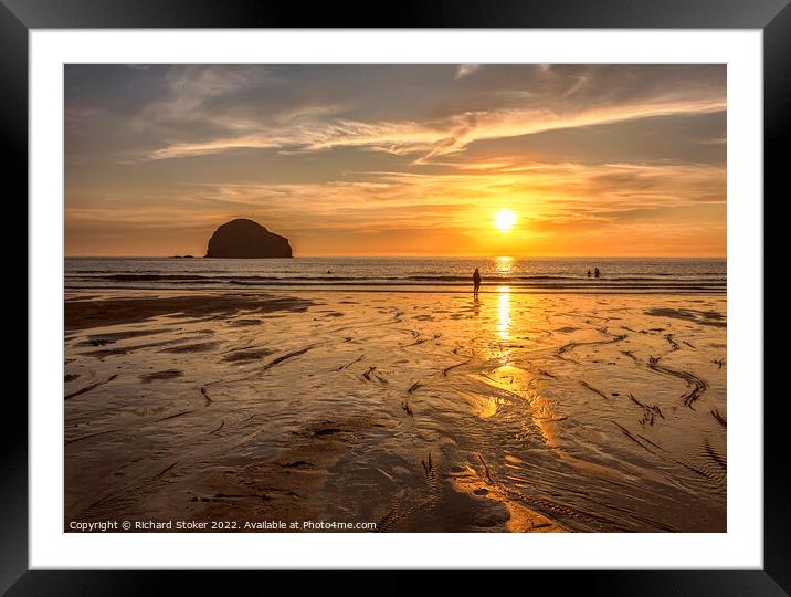 Perfect End Framed Mounted Print by Richard Stoker