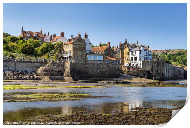 Robin Hood's Bay Seafront Print by Jim Monk