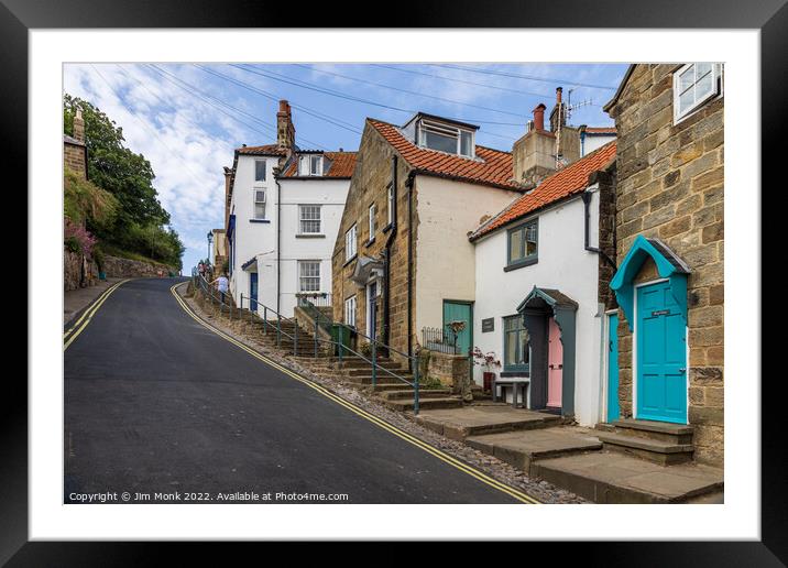 Robin Hood's Bay, North Yorkshire Framed Mounted Print by Jim Monk
