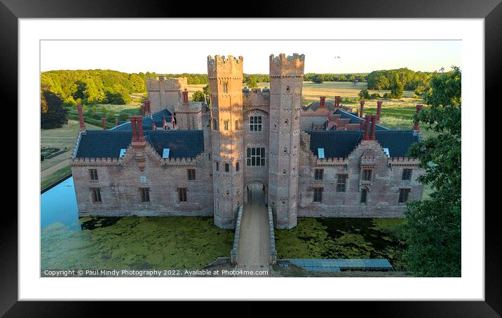 Oxburgh Hall Norfolk Framed Mounted Print by Paul Mindy Photography