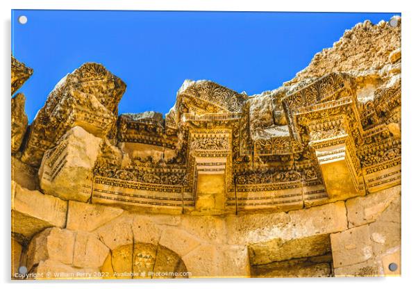 Decorations Ancient Roman City Jerash Jordan Acrylic by William Perry