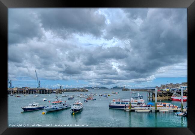 St. Peter Port Guernsey Framed Print by Travel and Pixels 