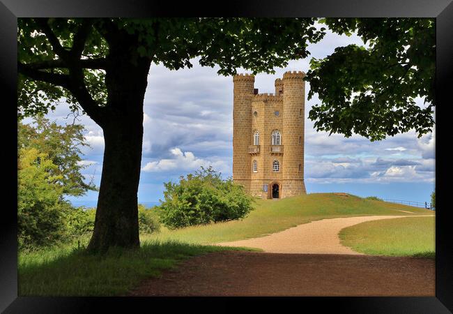 Broadway Tower in the Cotswolds Framed Print by Susan Snow