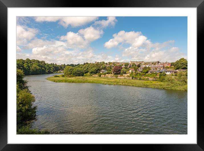 River Don, Aberdeen Framed Mounted Print by Chris Yaxley