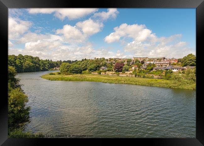 River Don, Aberdeen Framed Print by Chris Yaxley