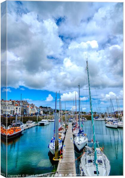 St. Peter Port Guernsey Canvas Print by Travel and Pixels 