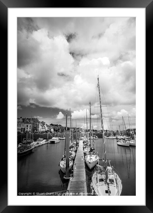 St. Peter Port Guernsey Framed Mounted Print by Stuart Chard