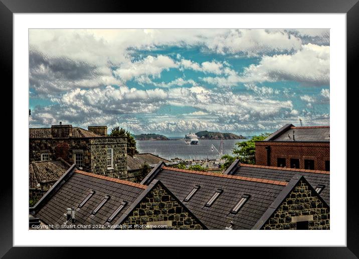 St peter Port Guernsey Framed Mounted Print by Travel and Pixels 