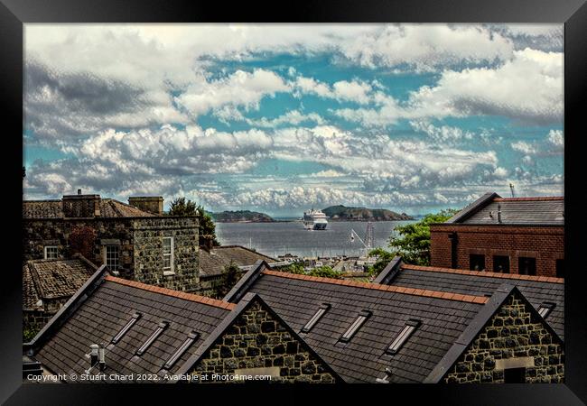 St peter Port Guernsey Framed Print by Travel and Pixels 
