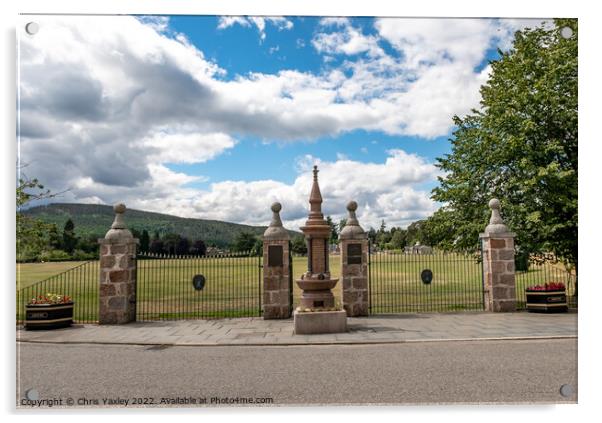 Aboyne Park entrance, Aberdeenshire Acrylic by Chris Yaxley