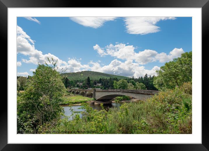 Bridge over the River Dee Framed Mounted Print by Chris Yaxley
