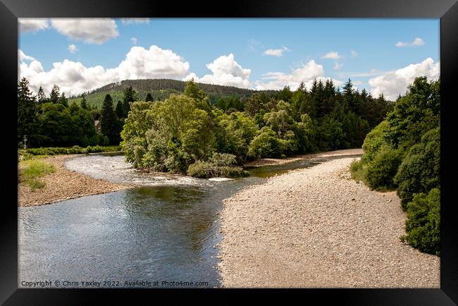 The River Dee, Aberdeenshire Framed Print by Chris Yaxley