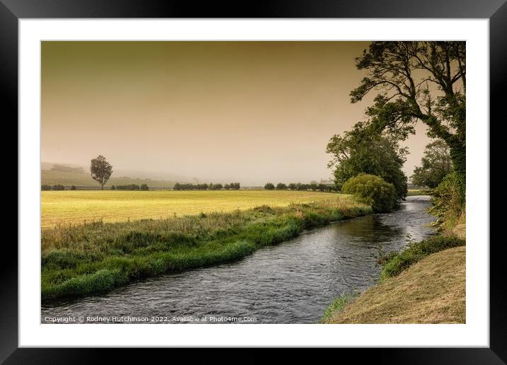 Serenity of Scottish Countryside Framed Mounted Print by Rodney Hutchinson