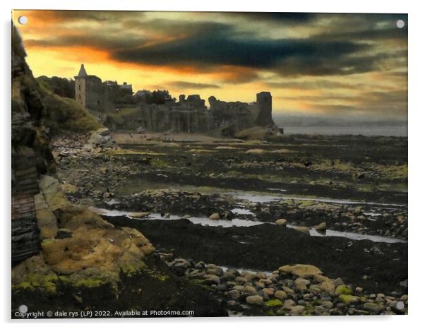 st. andrews castle   Acrylic by dale rys (LP)