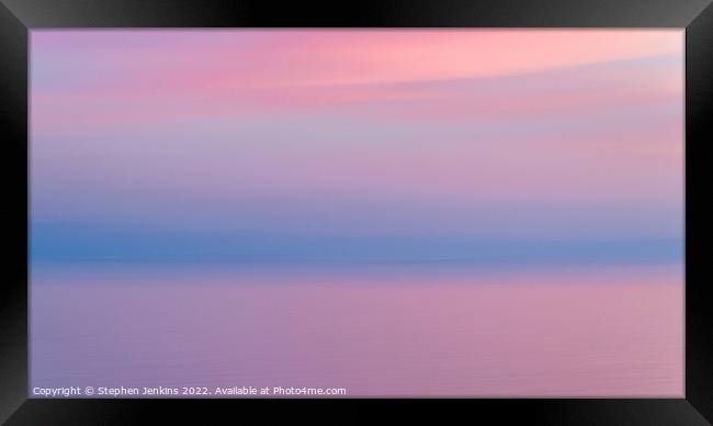 ICM Sunset 10 Framed Print by Stephen Jenkins