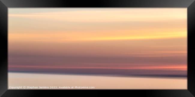 ICM Sunset 11 Framed Print by Stephen Jenkins