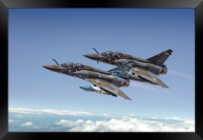 French Air Force Mirage 2000 Framed Print by Simon Westwood