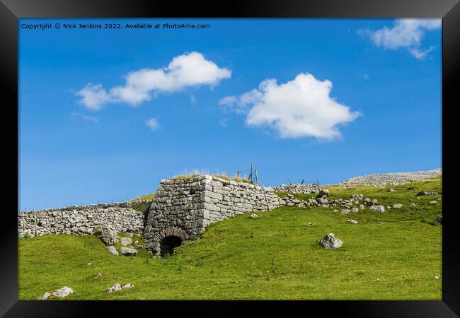 Lime Kiln off the Uldale Road Cumbria Framed Print by Nick Jenkins
