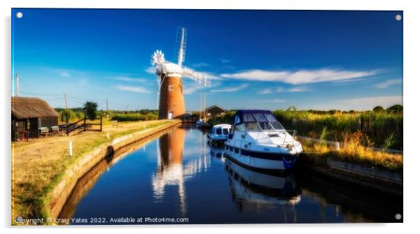 Horsey Windpump Norfolk. Acrylic by Craig Yates