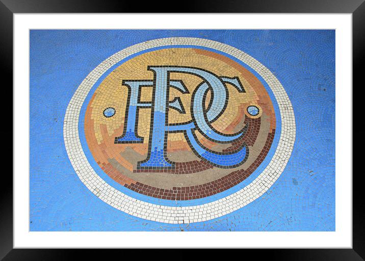 Rangers F.C crest Framed Mounted Print by Allan Durward Photography