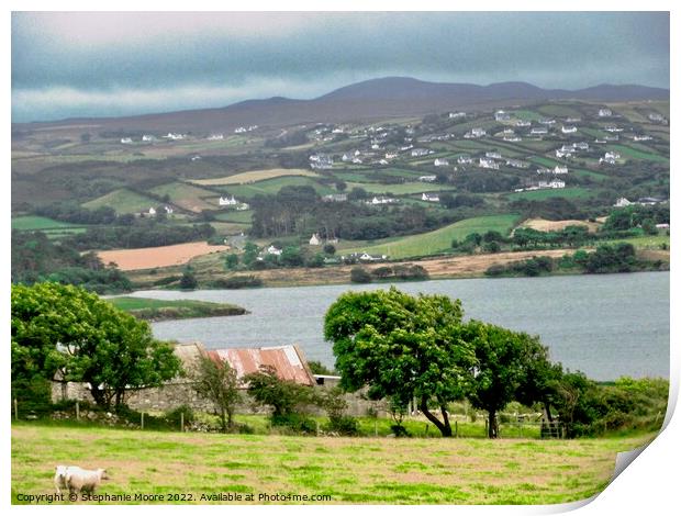 Rainy day in Donegal Print by Stephanie Moore
