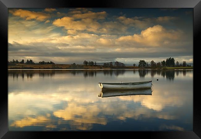 Loch Rusky summer sun... Framed Print by David Mould
